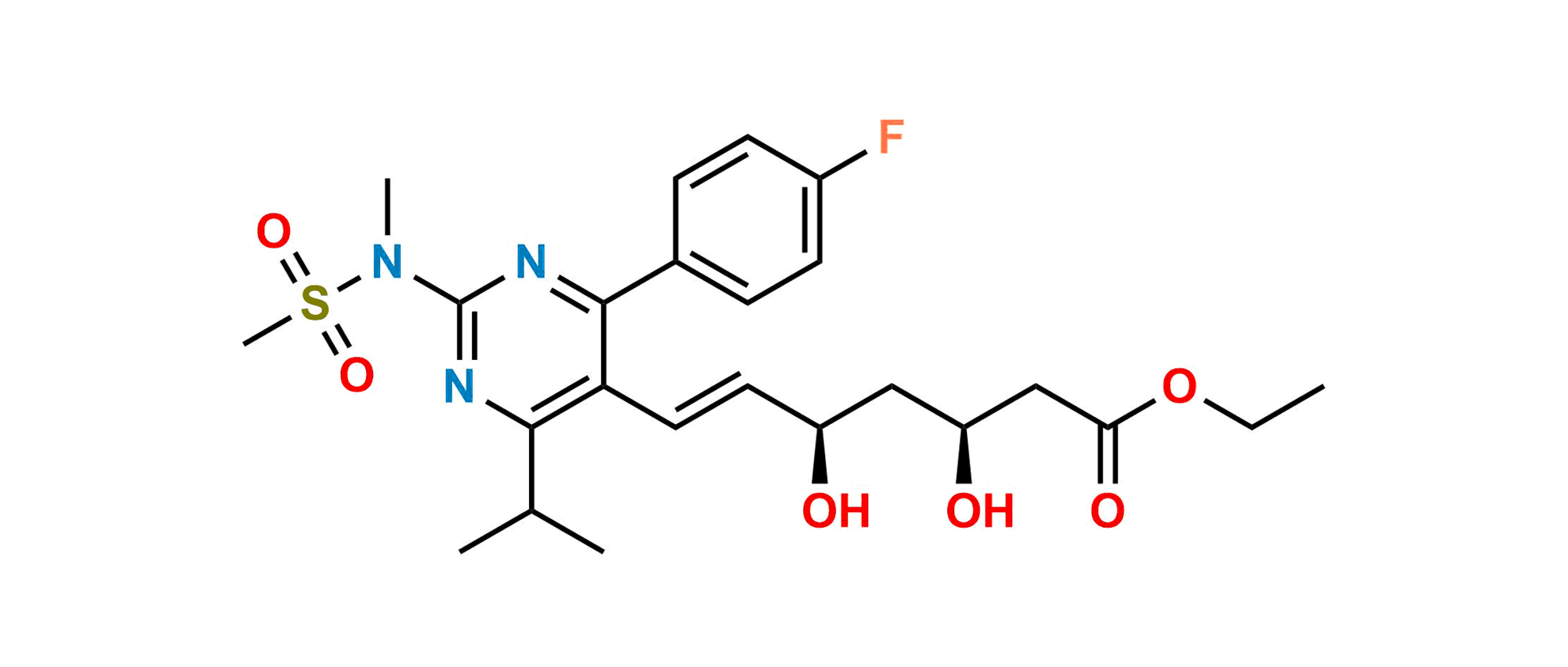 Rosuvastatin (3S,5R)-Isomer Ethyl Ester